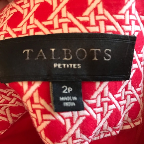 Talbots cane print jacquard pencil skirt-2P - Picture 9 of 9